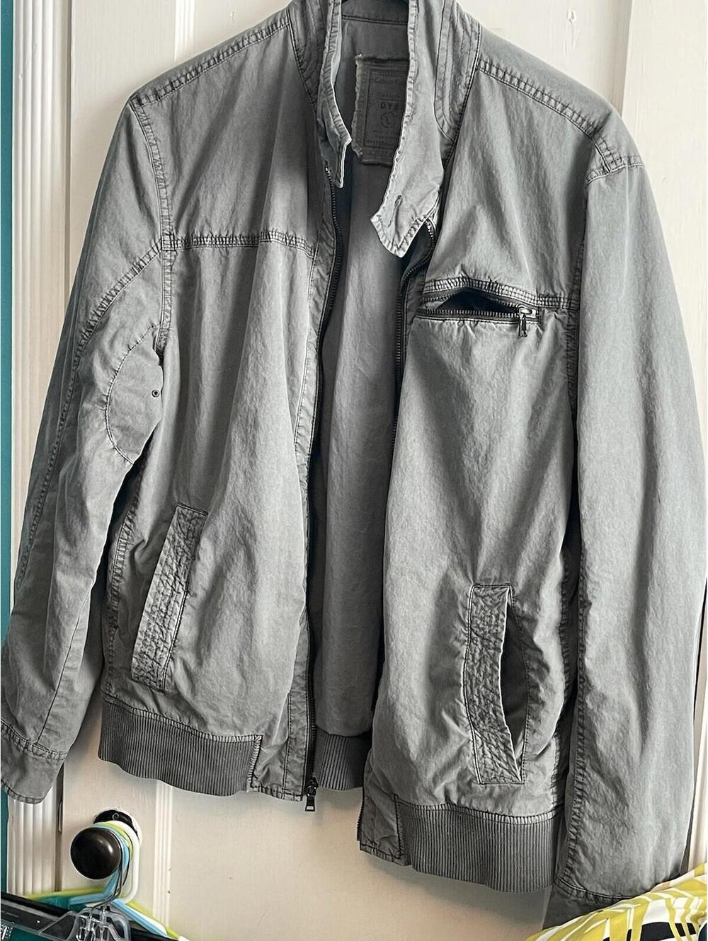 Calvin Klein Men's Khaki and Grey Jacket